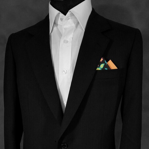 NEW - Contrasting Color 100% Cotton Pre-Folded Pocket Square Handkerchief Insert - Picture 2 of 7